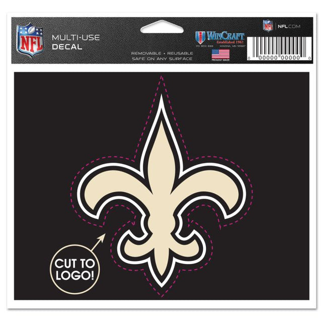 New Orleans Saints Multi-Use Decal - cut to logo 5" x 6"