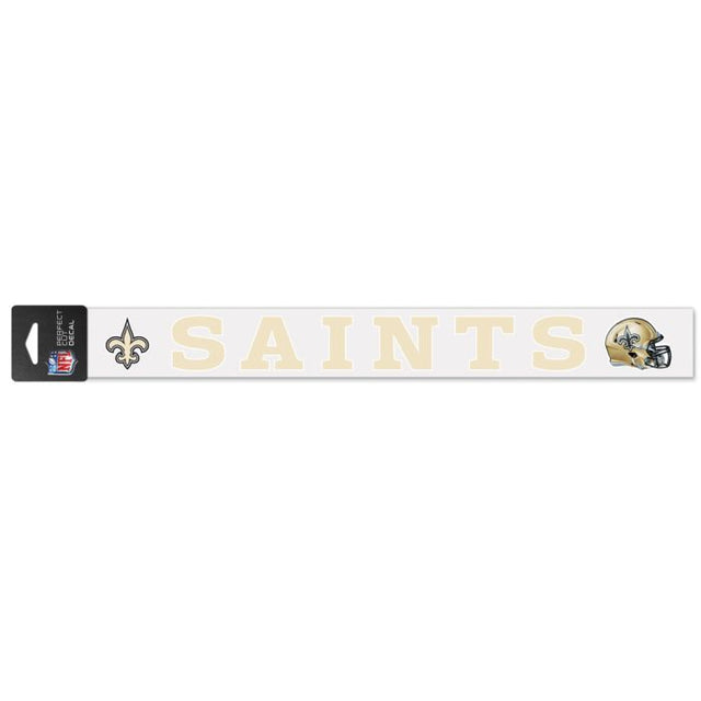 New Orleans Saints Perfect Cut Decals 2" x 17"