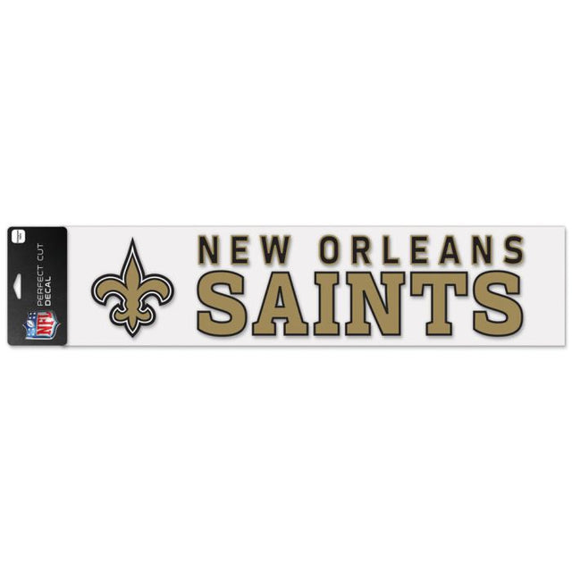 New Orleans Saints Perfect Cut Decals 4" x 17"