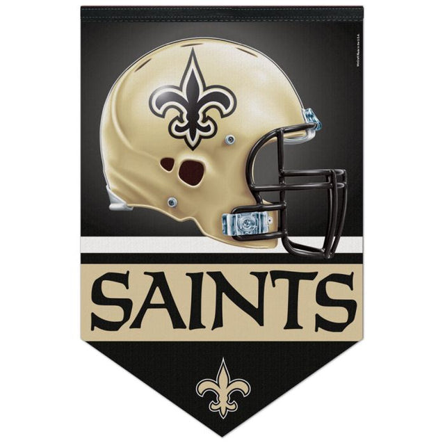 New Orleans Saints Premium Felt Banner 17" x 26"