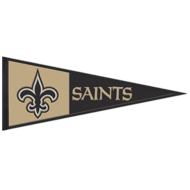 New Orleans Saints Primary Wool Pennant 13" x 32"