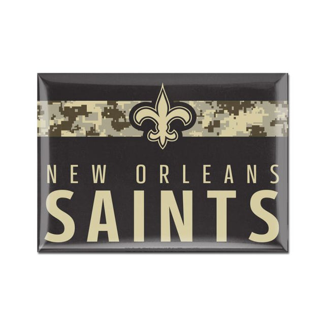 New Orleans Saints STANDARD Metal Magnet 2.5" x 3.5"