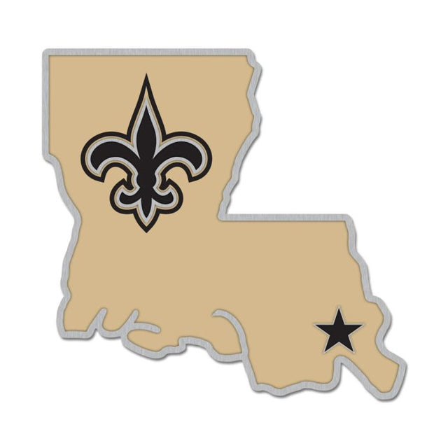 New Orleans Saints Secondary Collector Enamel Pin Jewelry Card