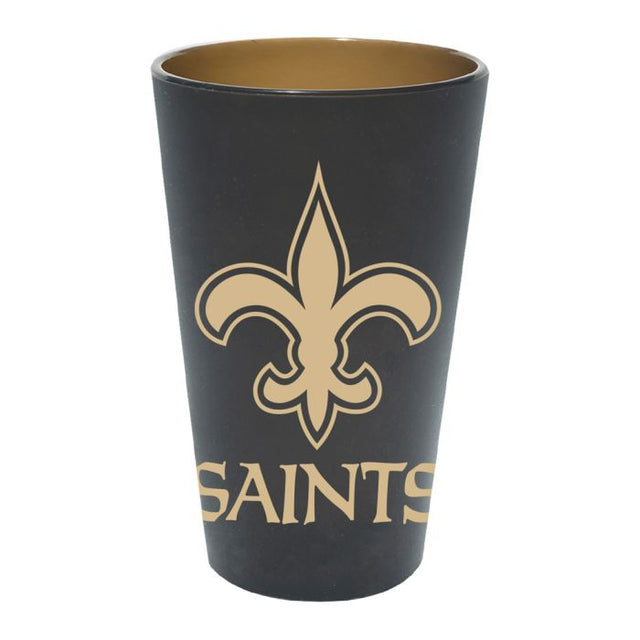 New Orleans Saints Smoke 16 oz Silicone Pint Glass