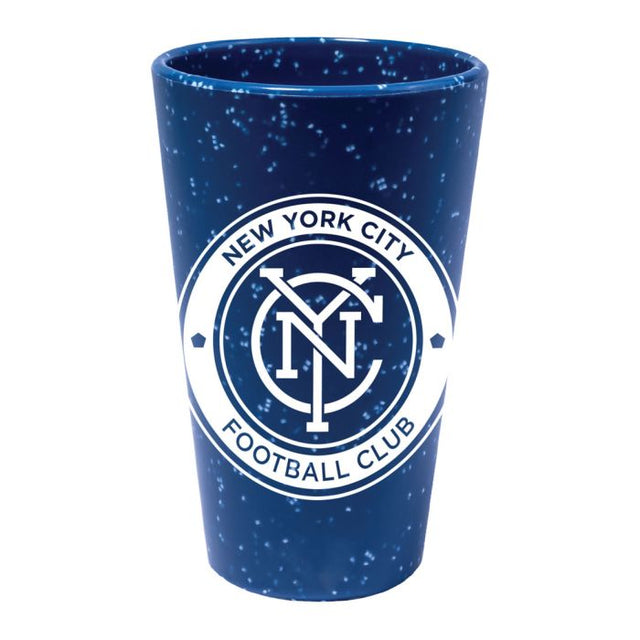New York City FC Color 16 oz Silicone Pint Glass