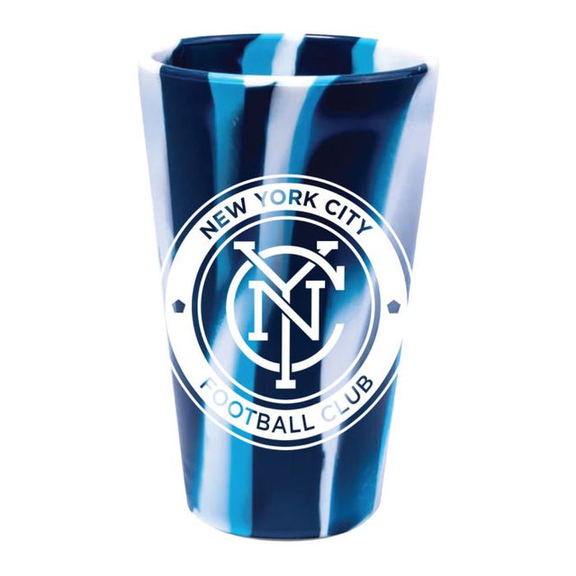 Vaso de pinta de silicona de 16 oz del New York City FC Fashion