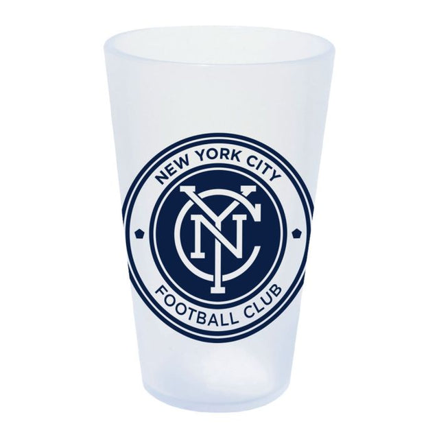 Vaso de pinta de silicona Icicle de 16 oz del New York City FC