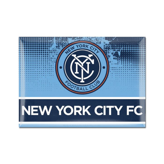 Imán metálico del New York City FC de 2,5" x 3,5"