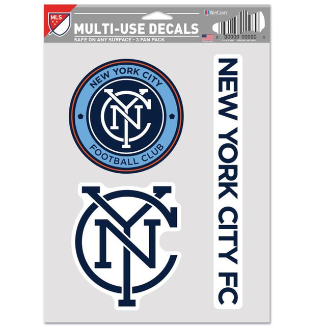 Pack multiusos para 3 aficionados del New York City FC