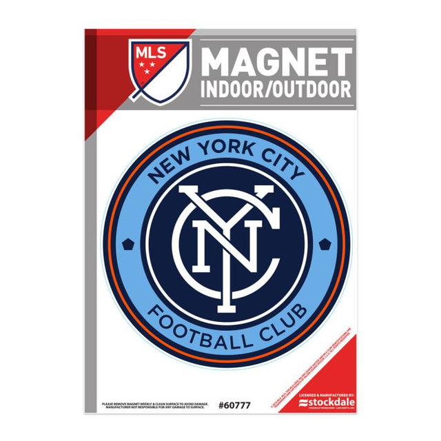 Imanes para exteriores del New York City FC de 5" x 7"