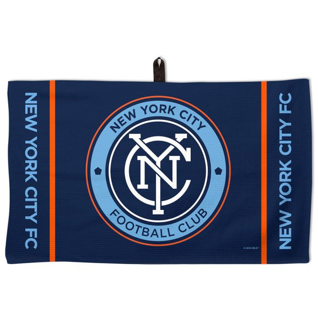 Toalla de gofre del New York City FC de 14" x 24"