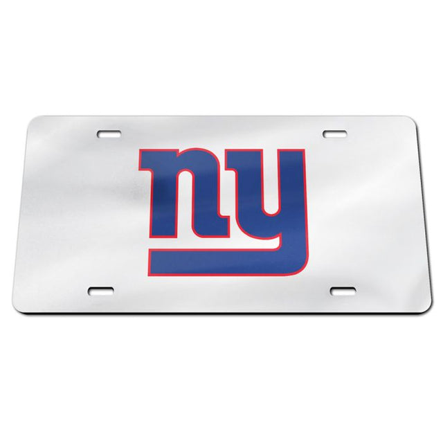 New York Giants Acrylic Classic License Plates