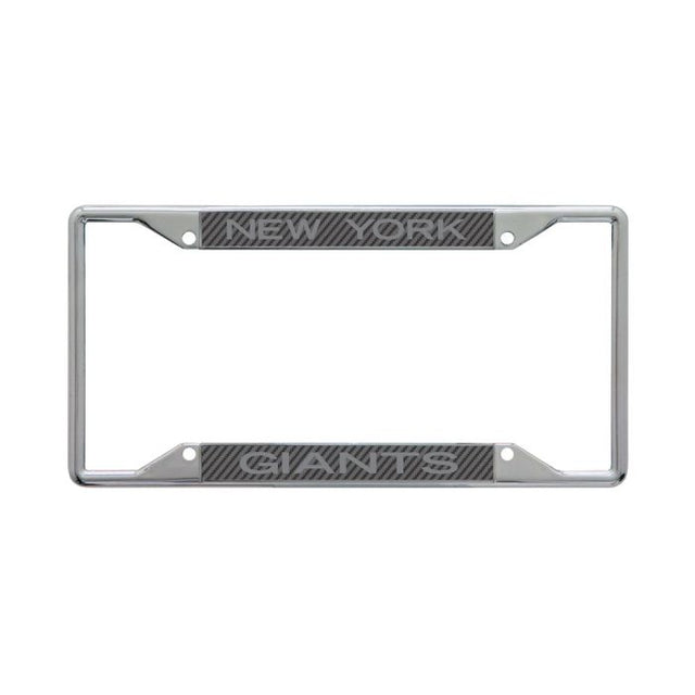 New York Giants CARBON Lic Plt Frame S/S Printed