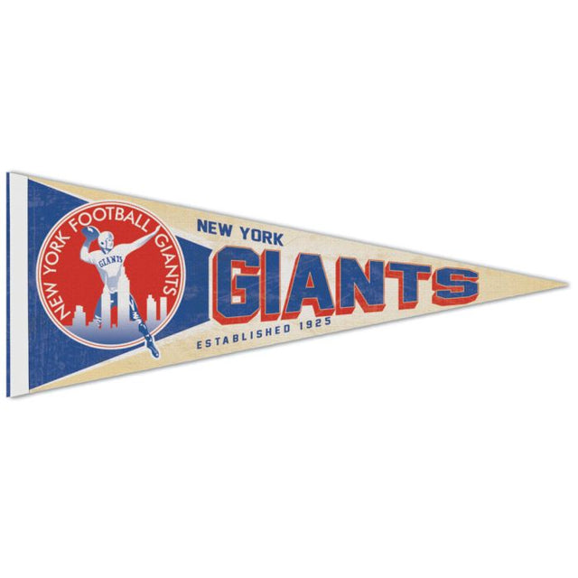 New York Giants / Classic Logo RETRO Premium Pennant 12" x 30"