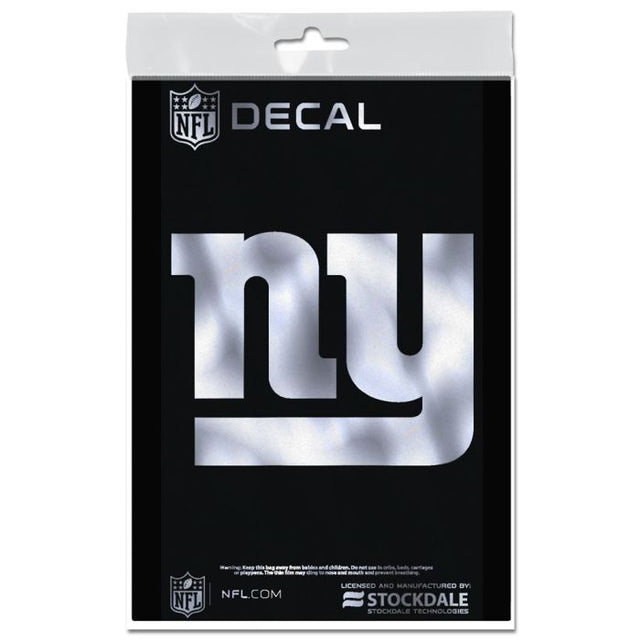 New York Giants Decal Metallic 3" x 5"