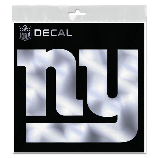 New York Giants Decal Metallic 6" x 6"