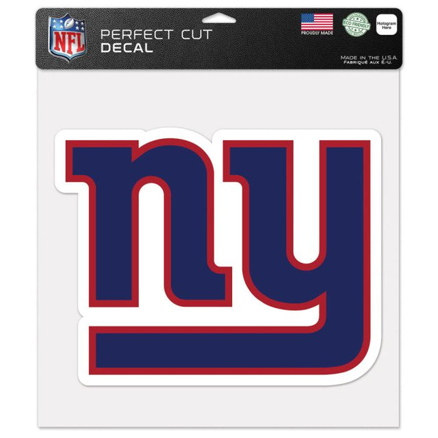 New York Giants Perfect Cut Color Decal 12" x 12"