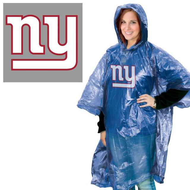 Poncho de lluvia de los New York Giants