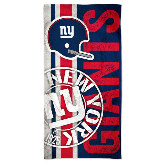 Toalla de playa retro Spectra de los New York Giants de 30" x 60"