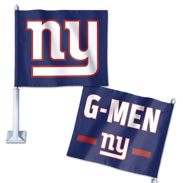 New York Giants Slogan Car Flag 11.75" x 14"