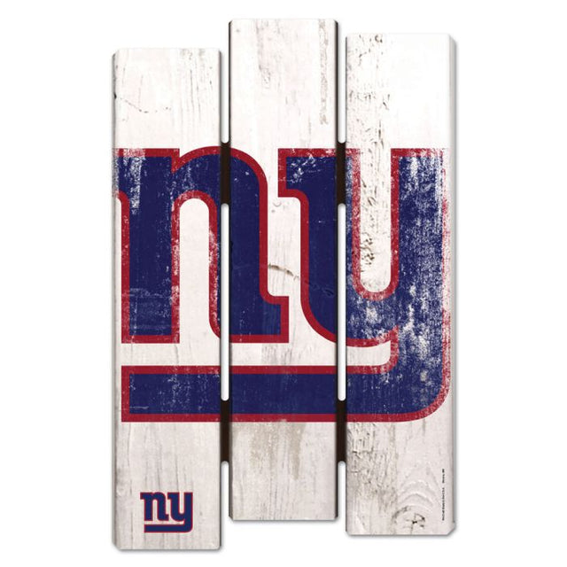 New York Giants Wood Fence Sign