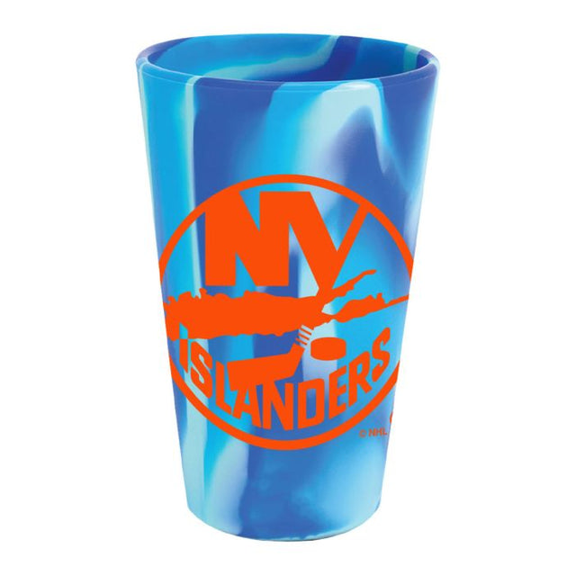 Vaso de pinta de silicona de 16 oz de los New York Islanders