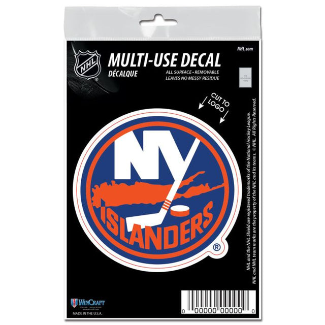 Calcomanías para todas las superficies de los New York Islanders, 3" x 5"