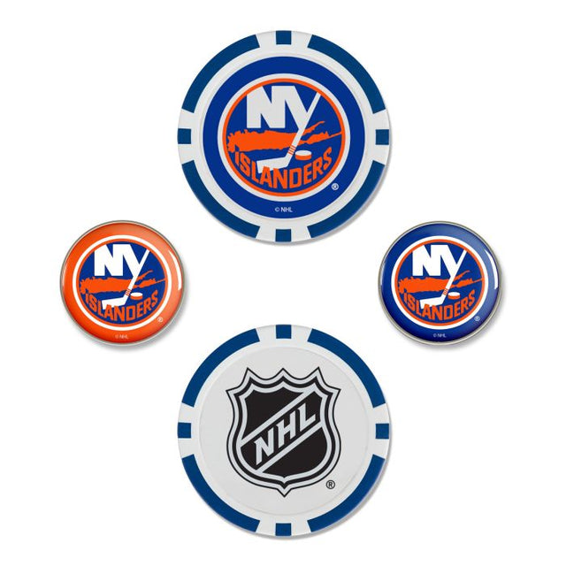 Juego de cuatro marcadores de pelota de los New York Islanders