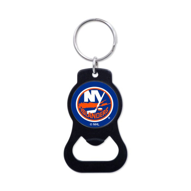 New York Islanders Black Bottle Opener Key Ring