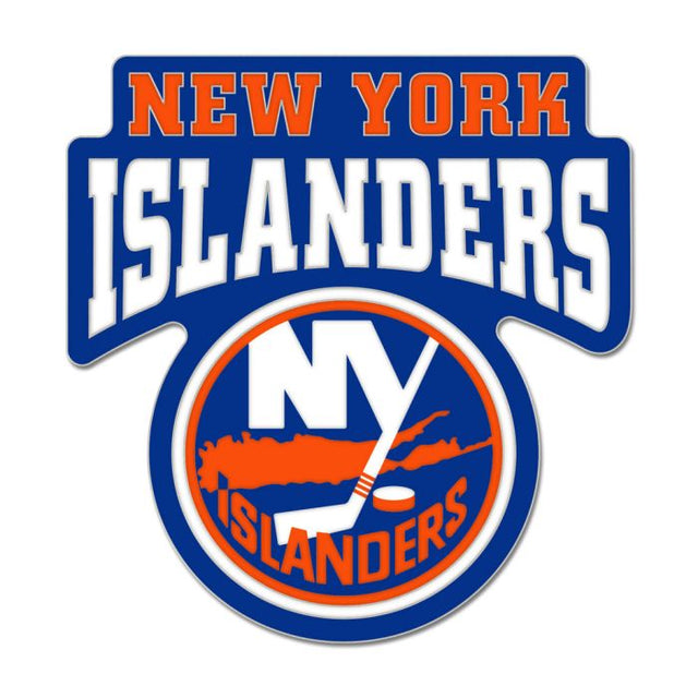 Tarjeta de joyería con pin esmaltado de colección de los New York Islanders