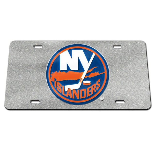 New York Islanders GLITTER Specialty Acrylic License Plate