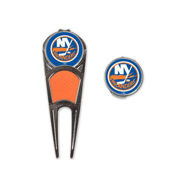 Combo de herramienta/marcador de golf/clip en forma de H de los New York Islanders*