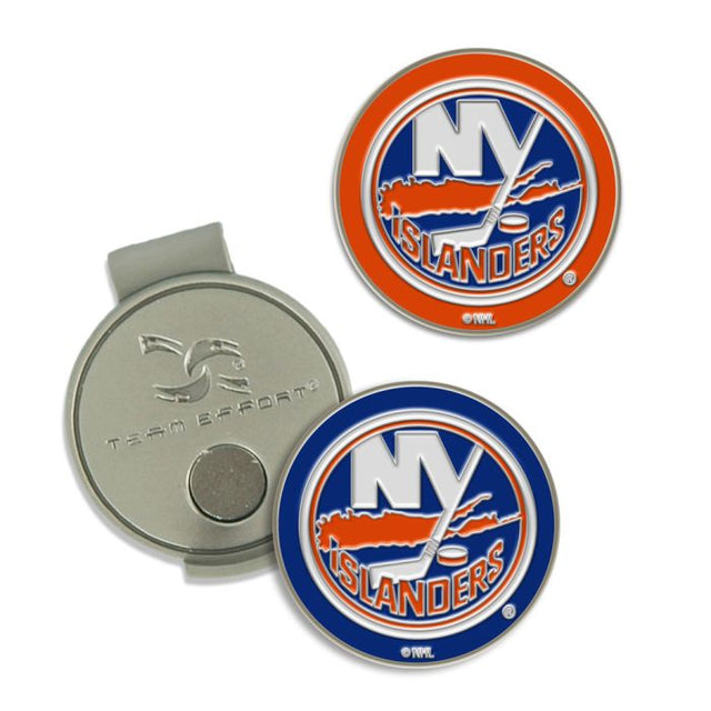 Pinza para gorra y marcadores de los New York Islanders