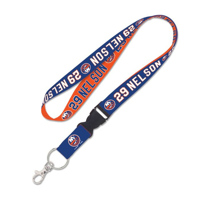 New York Islanders Lanyard w/detachable buckle 1" Brock Nelson