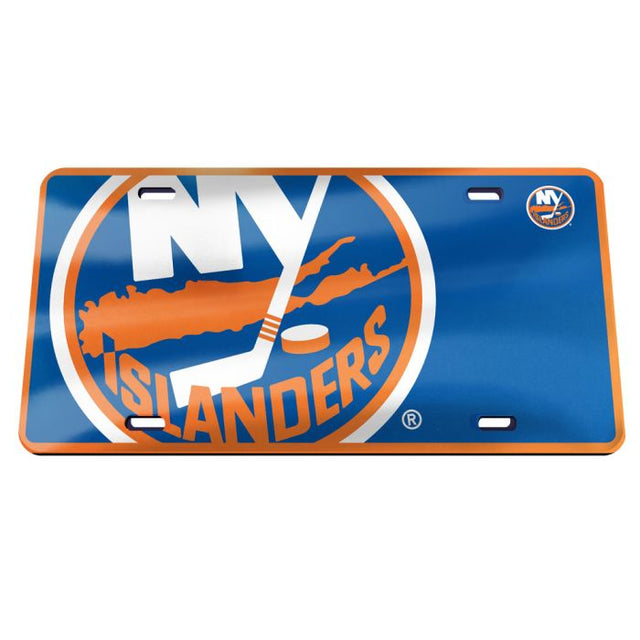 New York Islanders MEGA Specialty Acrylic License Plate