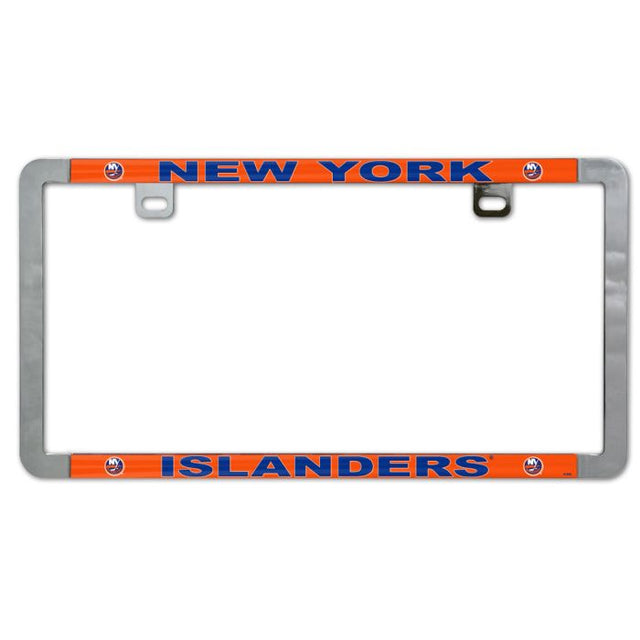 New York Islanders Metal Lic. Plate Frame Slim