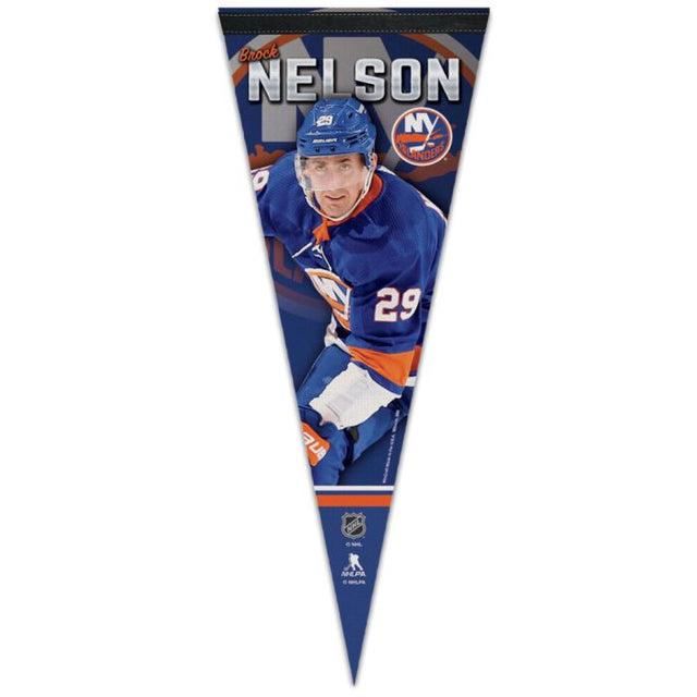 New York Islanders Premium Pennant 12" x 30" Brock Nelson