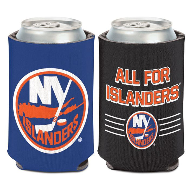 Enfriador de lata SLOGAN de New York Islanders de 12 oz.