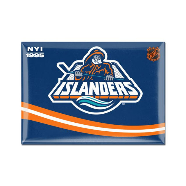 Imán de metal de edición especial de los New York Islanders, 2,5" x 3,5"