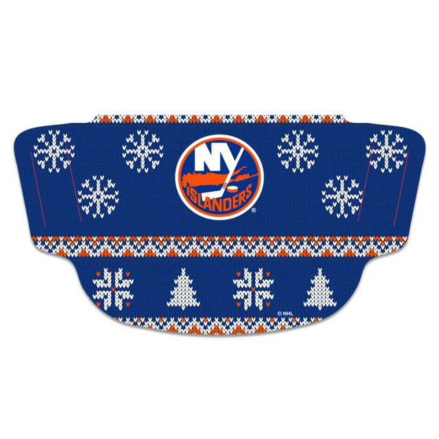 New York Islanders / Ugly Sweater Ugly Sweater Máscara de fanático Cubre cara