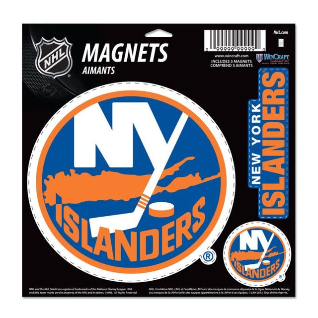 Imán de vinilo de los New York Islanders de 11" x 11"