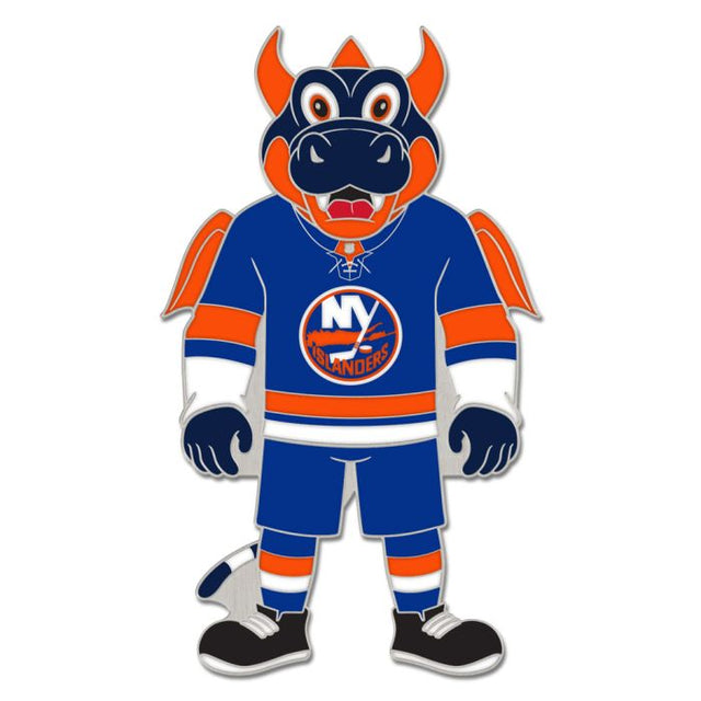 Tarjeta de joyería con pin esmaltado de colección de la mascota de los New York Islanders