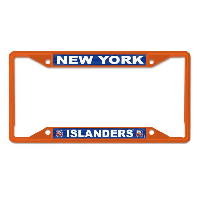 New York Islanders orange Lic Plt Frame S/S