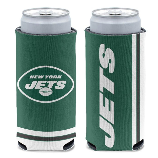 Enfriador de latas delgado de 12 oz de los New York Jets