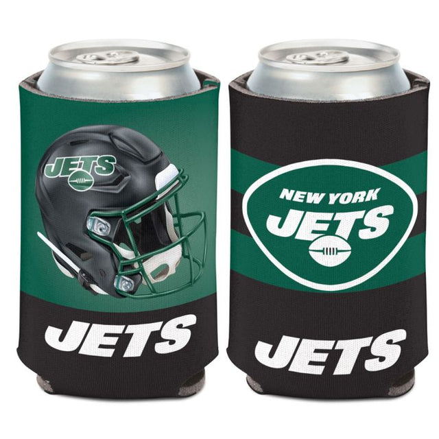 Enfriador de lata con forma de casco alternativo de los New York Jets, 12 oz.