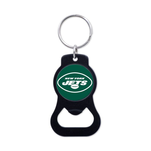 New York Jets Black Bottle Opener Key Ring