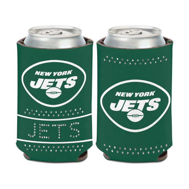 Enfriador de lata Bling de los New York Jets de 12 oz.