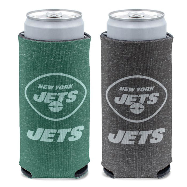 Enfriador de latas delgado de 12 oz de los New York Jets en color brezo