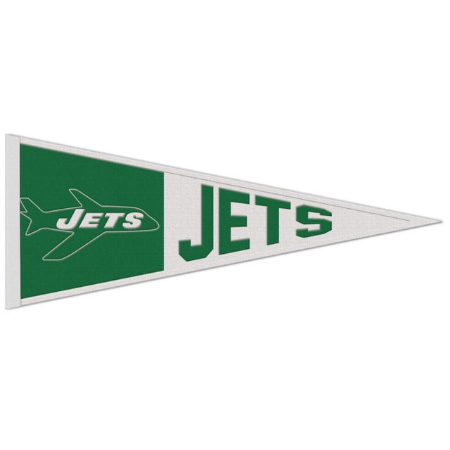 Banderín clásico de lana de los New York Jets de 13" x 32"