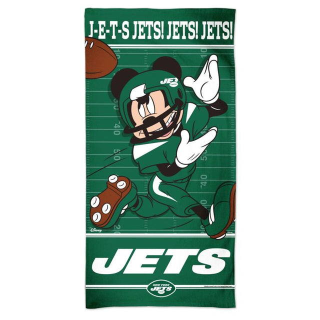 New York Jets / Disney Mickey Mouse Spectra Beach Towel 30" x 60"